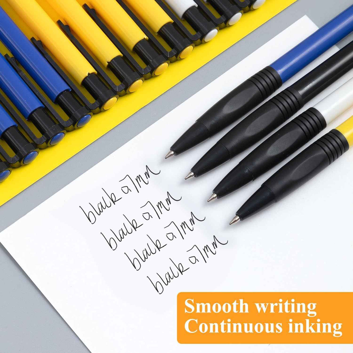 M&G 36Pcs Retractable Ballpoint Pens with Black ink 0.7mm
