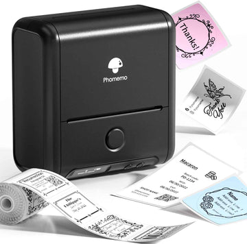 Phomemo M200 etikettmaskin, Bluetooth termisk etikettskriver (Type-C lader)