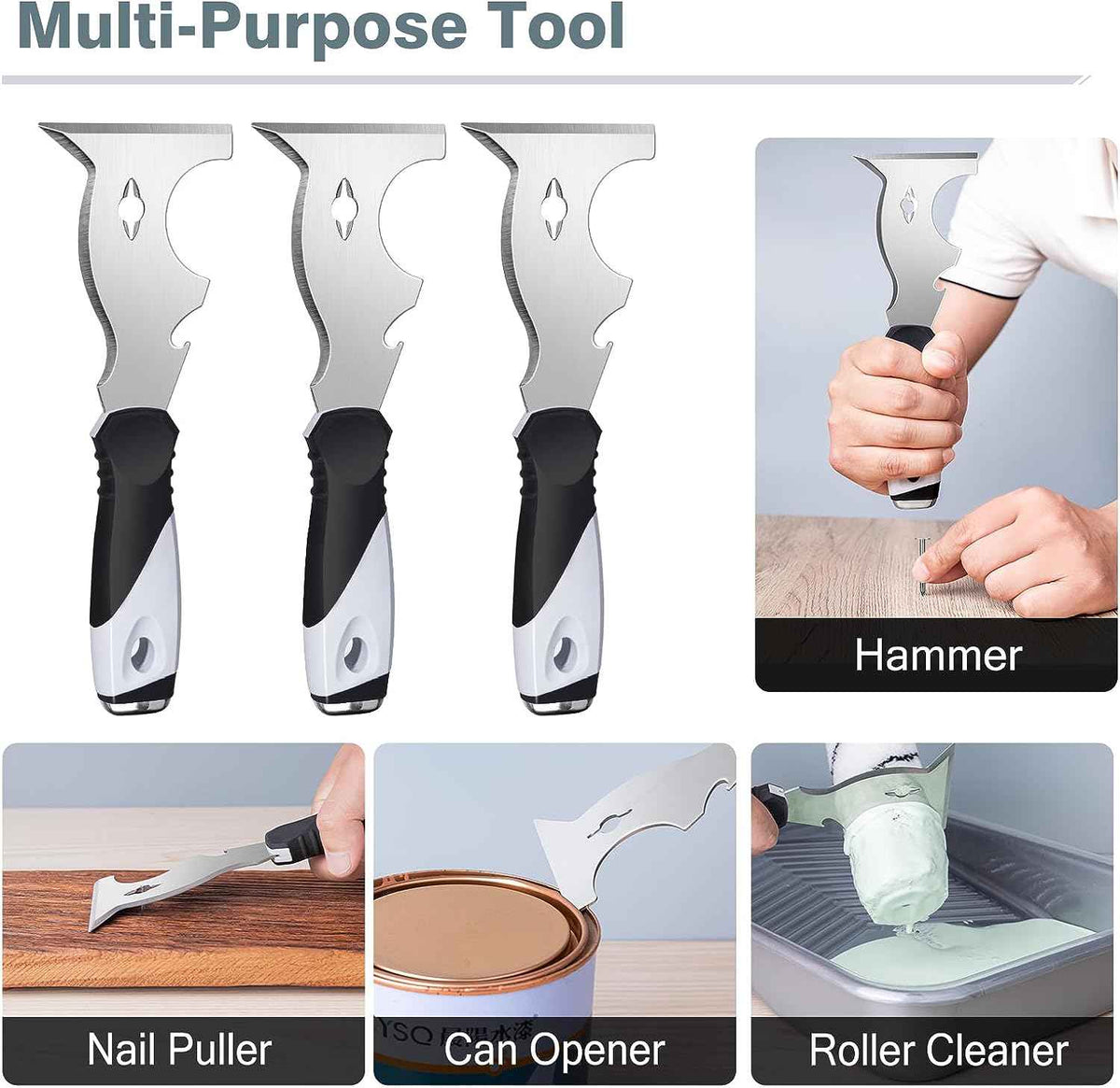 10-i-1 sparkel-teipkniv Multi-Use Painters Scraper Tool