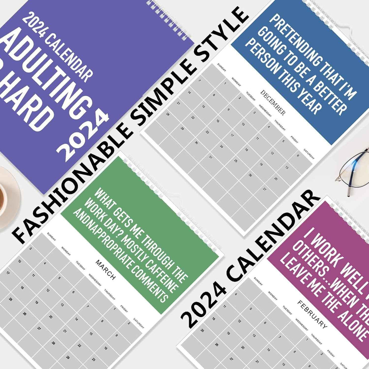 Adulting is Hard 2026 Calendar