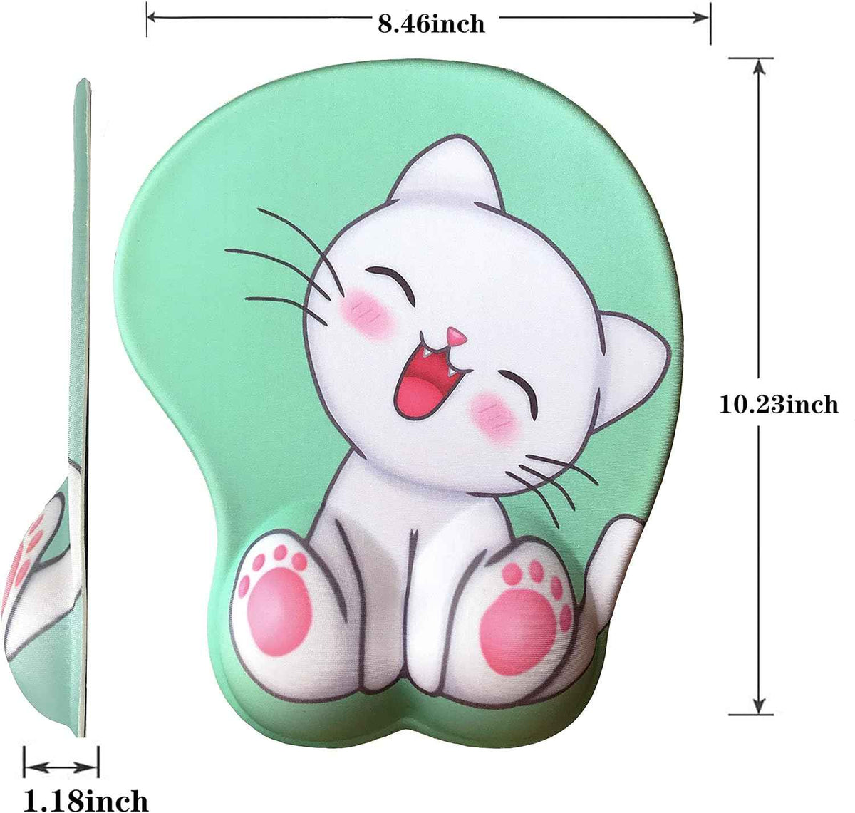 Leuke kattenmuismat met Grgonomic polssteunondersteuning